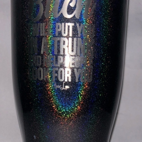 Tumbler Cup All Over Glitter Removable Lid Stainless Steel Thermal Hot and Cold - Picture 4 of 8
